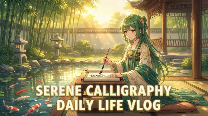 海角网动漫-国风书法